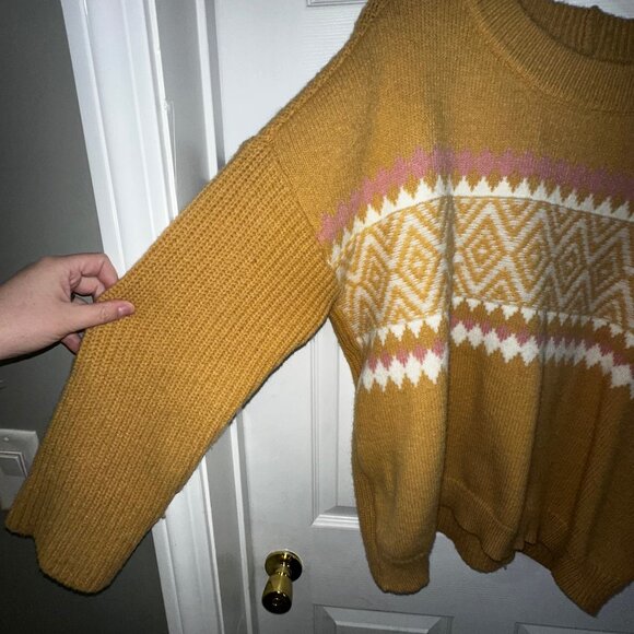 Kori America Long Sleeve Patterned Sweater - Picture 2 of 4